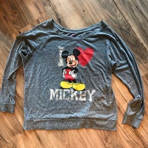 I ❤️ Mickey lightweight sweatshirt
